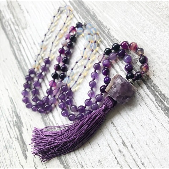 Amethyst Mala - Picture 4 of 5